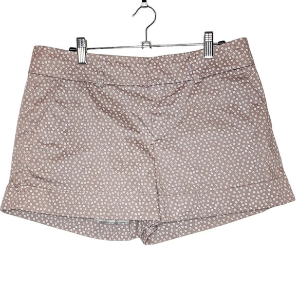 Club Monaco taupe ditsy floral shorts. Size 10.